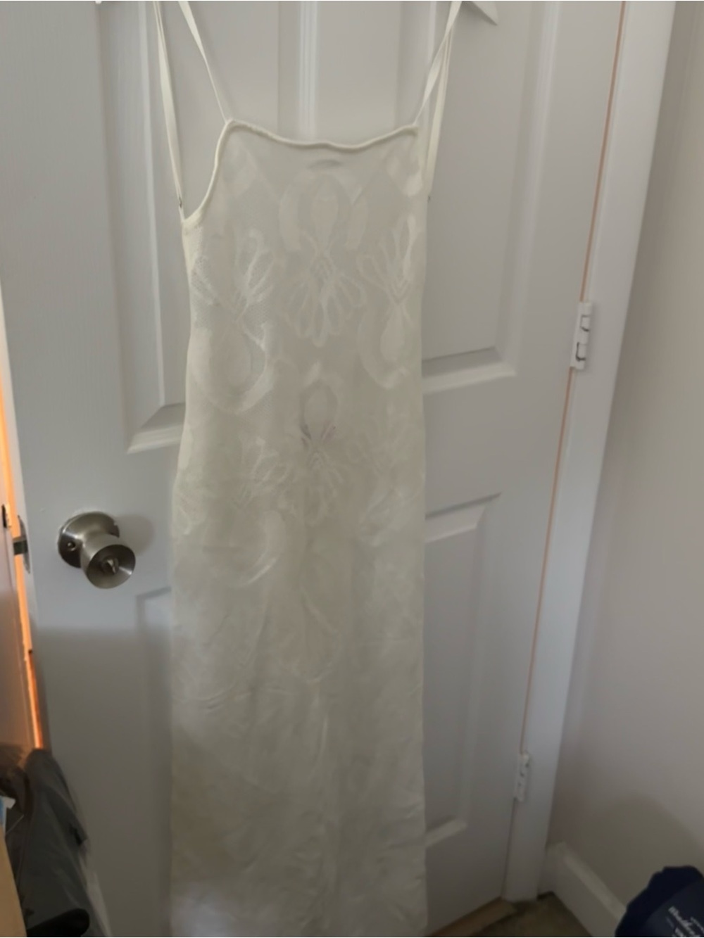 White Lace Coverup Dress